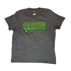 Oregon Ducks T Shirt Mens 2XL Gray NCAA Graphic Tee